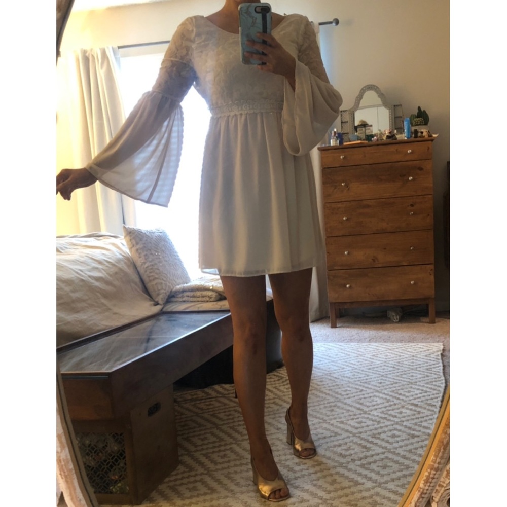 Bell Sleeve Boho Dress